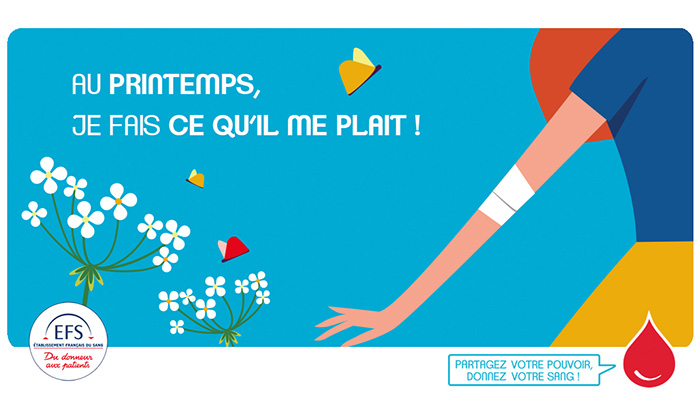 Collecte de sang au prentemps Collecte de sang au printemps
