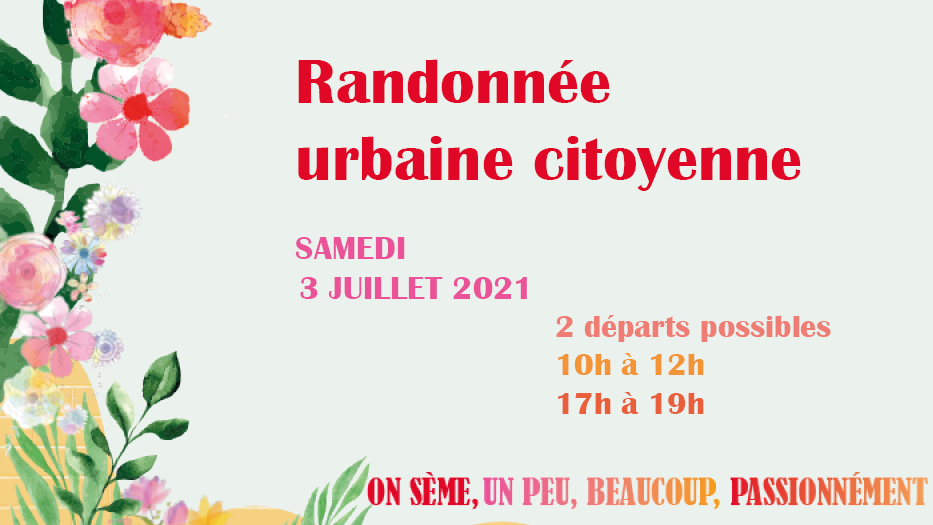 visuel de la randonnée urbaine citoyenne