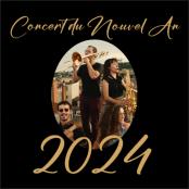 affiche concert du nouvel an 2024 de la Mairie du 3e