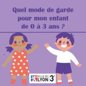 affiche de la réunion sur les modes de garde